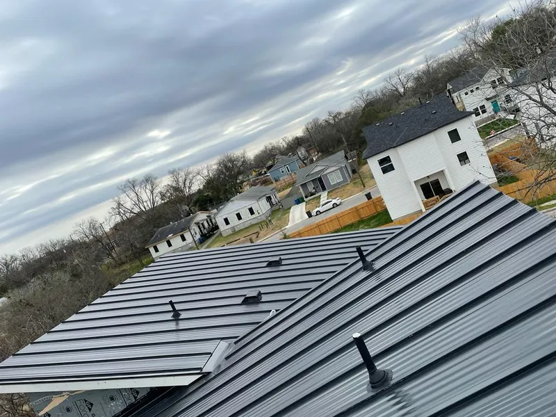 Standing seam metal roof panels with vents for Skylight Repair in Waipio Acres